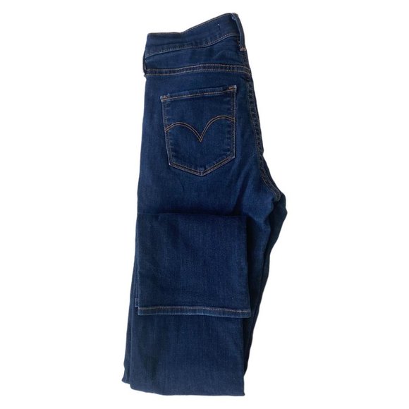 LEVI'S 314 shaping straight 28 womens blue DENIM JEANS EXCELLENT CONDITION ♡ - Picture 2 of 5